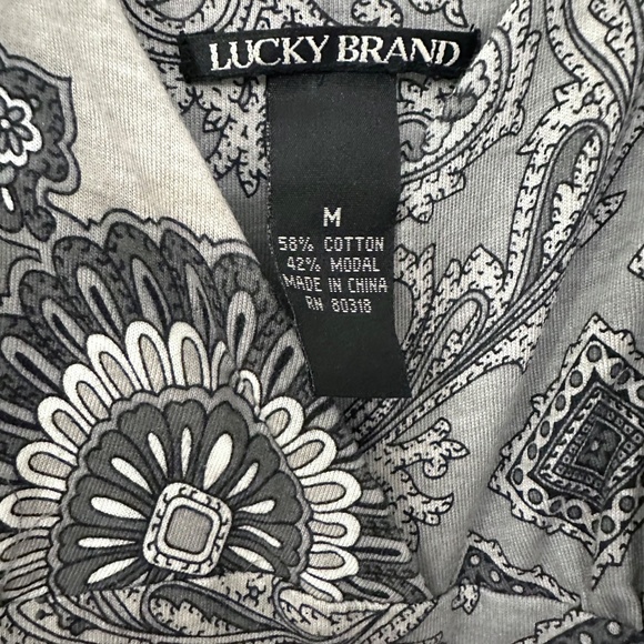 LUCKY BRAND EMPIRE WAIST LONG DRESS - M - Picture 6 of 6